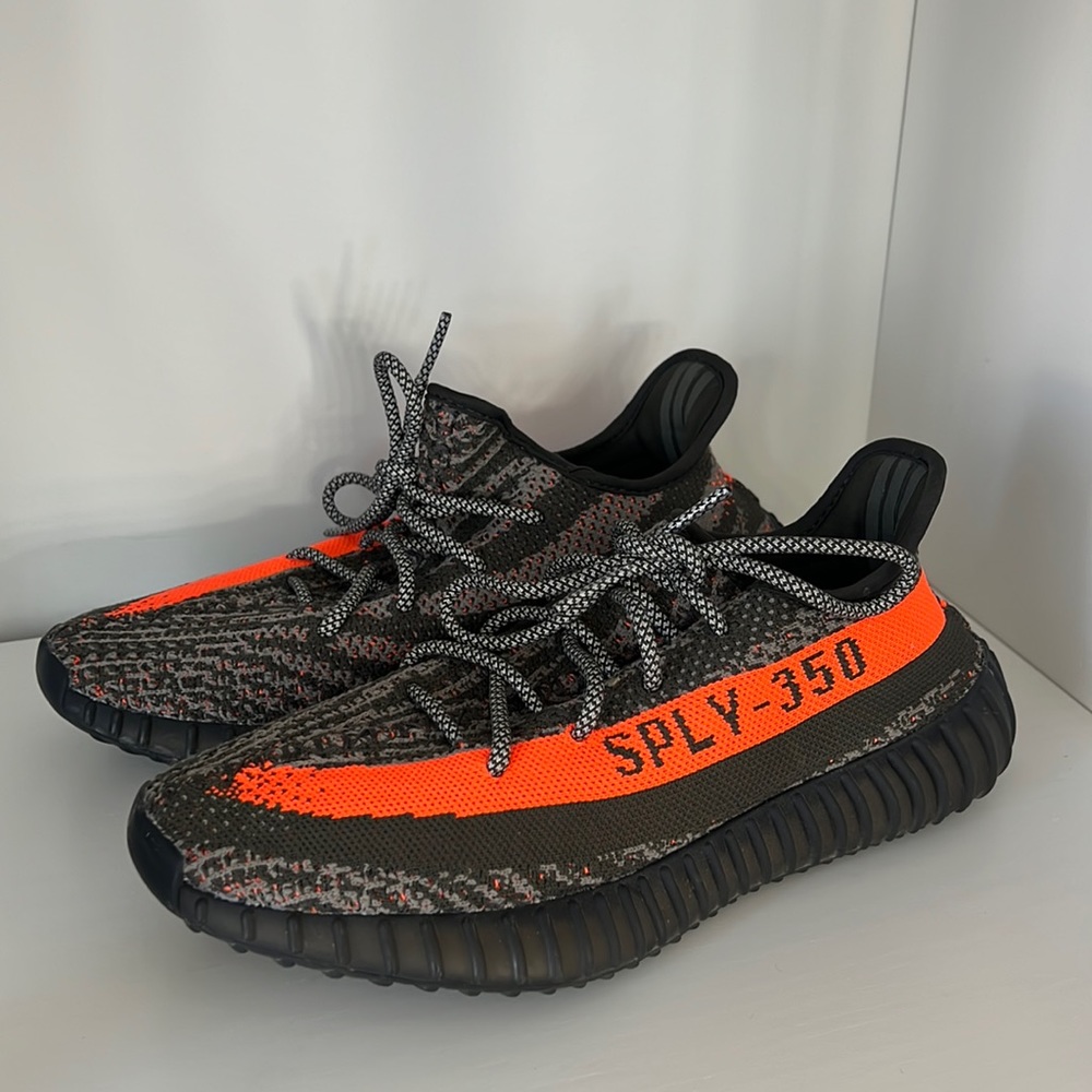 Adidas Yeezy Boost 350 V2 Carbon‎ Beluga Grey Black Orange